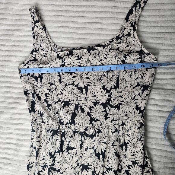 Toad&Co Black Floral Maxi Dress Women’s Medium Pockets Eco Friendly Summer - Picture 6 of 8